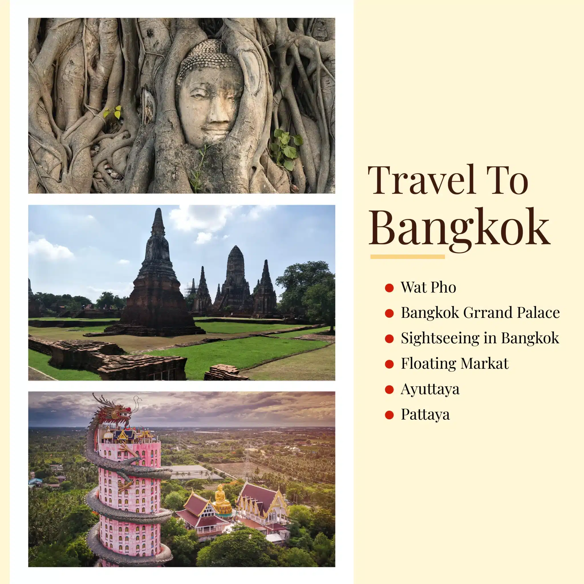 Take a tour according to the customer’s wishes or the customer can plan the trip by themselves.